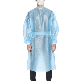 GOWN, CHEMO FULL BCK HOOK&LOOPCLSR AAMI2 XLG (10/BG 3BG/CS) | Quantity - 1x BG
