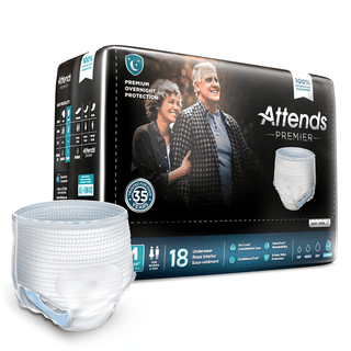 UNDERWEAR, INCONT ATTENDS PREMIER MED (18/BG 4BG/CS) | Quantity - 1x CS