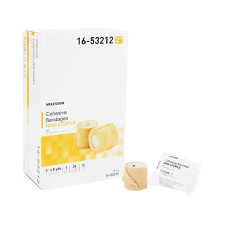 BANDAGE, COHESIVE N/S LF TAN 2" (36/CS) | Quantity - 1x EA