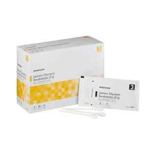 SWABSTICK, LEMON GLYCERIN STR (25/BX 10BX/CS) | Quantity - 1x EA