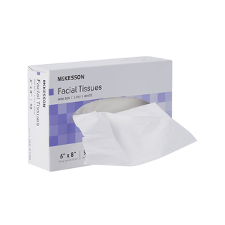 TISSUE, FACIAL MINI BOX 2PLY WHT 6.0"X8.0" (90/BX 72BX/CS) | Quantity - 1x CS