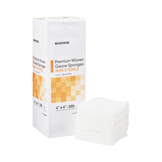 SPONGE, GAUZE 16PLY N/S 4"X4" (200/PK 10PK/CS) | Quantity - 1x PK