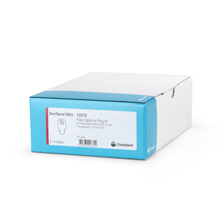 POUCH, OST DRN MIO 2PC FLX WD OUTLT MAX CLR 50MM (10/BX) | Quantity - 1x BX