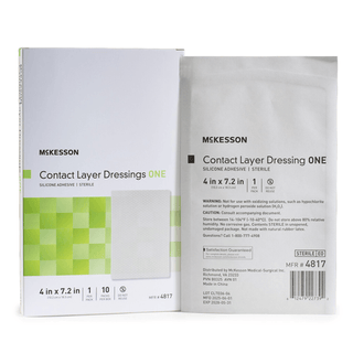 DRESSING, ONE CONTACT LAYER STR 4"X7.2" (10/BX 7BX/CS) | Quantity - 1x EA