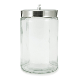JAR, SUNDRY W/LID UNLABELED LF7"X4-1/4" (1/EA 6/BX) | Quantity - 1x EA
