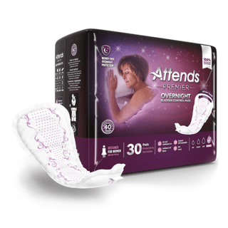 PAD, BLADDER CNTRL ATTENDS PREMIER OVERNIGHT (30/BG 4BG/CS) | Quantity - 1x BG