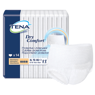 UNDERWEAR, TENA DRY COMFORT XLG (14/PK 4PK/CS) | Quantity - 1x PK