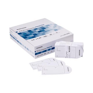 ENVELOPE, PILL PRINTED (100/PK10PK/BX) | Quantity - 1x PK