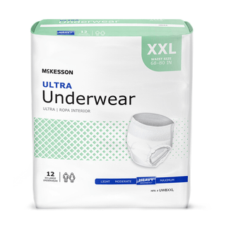 UNDERWEAR, ULTRA 2XLG 68-80 (12/BG 4BG/CS) | Quantity - 1x CS