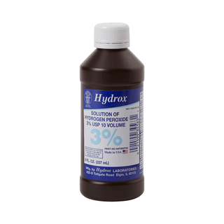HYDROGEN PEROXIDE, 3% 8OZ (12/CS) | Quantity - 1x EA