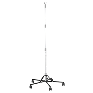 IV POLE, FLOOR DISP 5WHEEL 74"(6/CS) | Quantity - 1x CS