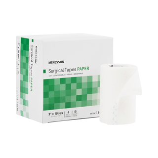 TAPE, ADHSV PAPER LF 3"X10YDS (4RL/BX) | Quantity - 1x RL