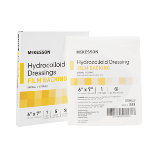 DRESSING, HYDROCOLLOID FILM-BCK STR SACRAL 6X7(5/B | Quantity - 1x BX