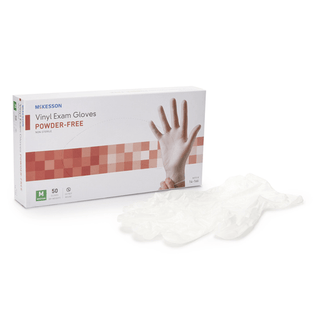 GLOVE, EXAM VNYL MED N/S (50/BX 20BX/CS) | Quantity - 1x BX