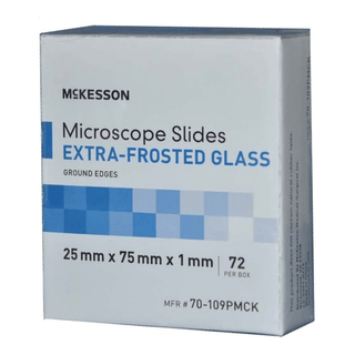SLIDE, EXTRA-FROSTED PREMIUM 25X75X1MM (72/BX 20BX/CS) | Quantity - 1x BX