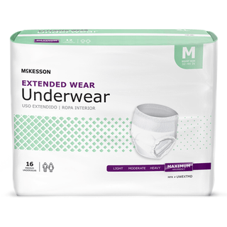 UNDERWEAR, EXTENDED WEAR MED 32-44 (16EA/BG 4BG/CS) | Quantity - 1x CS