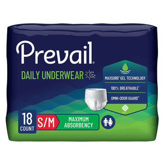 BRIEF, PULL-ON SUPR ABSRB SM-MED (18/PK) | Quantity - 1x CS