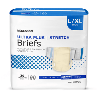 BRIEF, TAB CLSR ULTRA PLUS LG/XL 48-66 (20/BG 4BG/CS) | Quantity - 1x BG