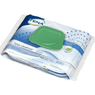 WASHCLOTH, WET ULTRAFLSH TENA FLSHBL (48/PK 12PK/C SCAPER | Quantity - 1x PK