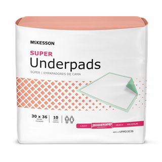 UNDERPAD, MODERATE ABSRB 30X36(10/BG 10BG/CS) | Quantity - 1x CS