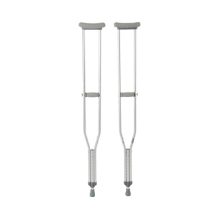 CRUTCH, ALUM PSH-BTN ADJ TALL ADLT 350LB (8PR/CS) | Quantity - 1x CS