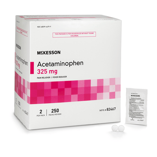 ACETAMINOPHEN TAB 500MG 250 X 2 UD BX 12BX/CS | Quantity - 1x CS