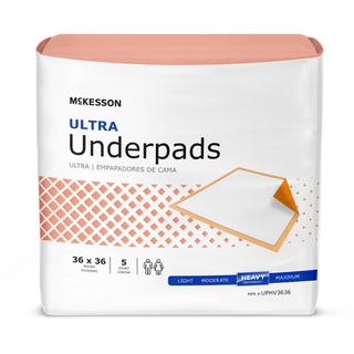 UNDERPAD, HEAVY ABSRB 36X36 (5/BG 10BG/CS) | Quantity - 1x CS