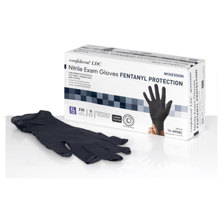 GLOVE, EXAM NTRL XL N/S CHEMO BLK LDC (230/BX 10BX/CS) | Quantity - 1x BX