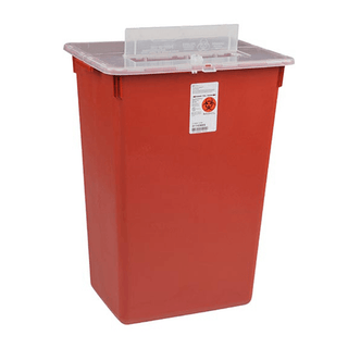 CONTAINER, SHARPS RED 10GL RIGPLAS (6/CS) | Quantity - 1x CS