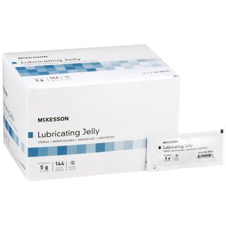 LUBRICATING JELLY, STR FOIL PKT 5GRAM (144/BX 6BX/CS) | Quantity - 1x BX