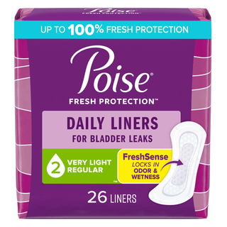 PAD, POISE PANTYLINER VERY LIGHT (26/PK 8PK/CS) KIMCLK | Quantity - 1x PK