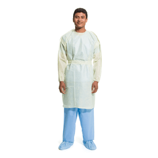 GOWN, UNIV ELAS CUFF YLW MED-LG (10/PK 10PK/CS) | Quantity - 1x CS