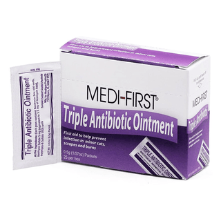 TRIPLE ANTIBIOTIC OINT 1/57OZ25/BX 36BX/CS | Quantity - 1x BX