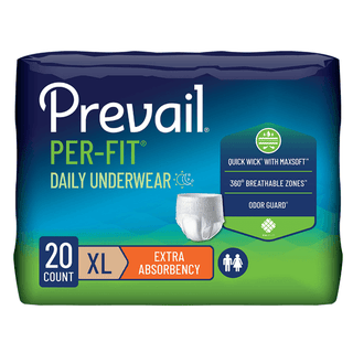 UNDERWEAR, PROTECTIVE PREVAIL PER-FIT XLRG DISP(20/PK 4PK/CS | Quantity - 1x PK