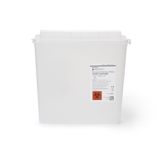 CONTAINER, SHARPS CLR 5QT HORIZ (20/CS) | Quantity - 1x EA