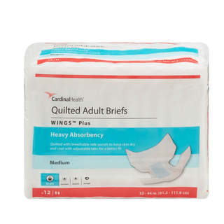 BRIEF, WINGS CHOICE PLUS QUILTED MED (12/BG 8BG/CS KENICO | Quantity - 1x BG