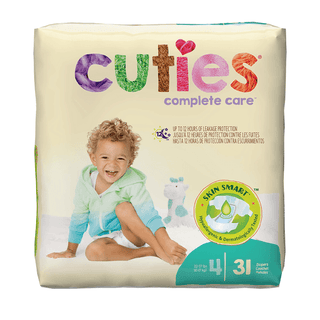 DIAPER, BABY CUTIES SIZE4 (31/PK 4PK/CS) | Quantity - 1x PK