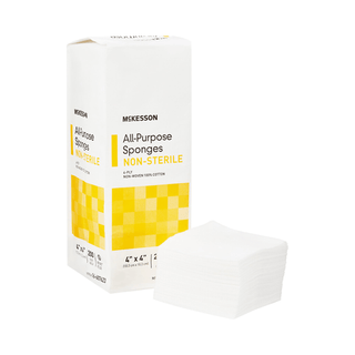 SPONGE, N/WOVN 4"X4" N/S (200/PK) | Quantity - 1x CS