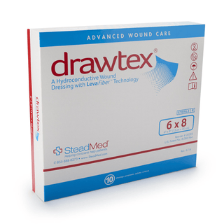 DRESSING, WND W/LEVA FIBER 6X8(10/BX) SWISAM | Quantity - 1x BX