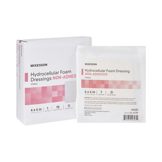 DRESSING, HYDROCELLULAR NON-ADH STR FOAM 4"X4" (10BX/CS) | Quantity - 1x EA