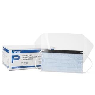 MASK, PROC W/EYESHLD LOOPS ASTM3 ANTIFOG (25/BX 4BX/CS) | Quantity - 1x BX