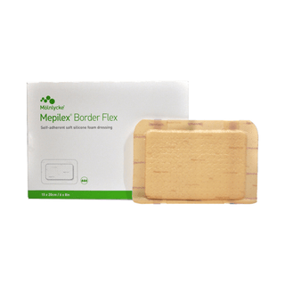 DRESSING, BORDER MEPILEX FLEX 6"X8" (5/BX 10BX/CS) | Quantity - 1x BX