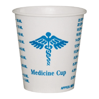 CUP, MEDICINE GRAD WAX COATED 3OZ (100/SL 50SL/CS) | Quantity - 1x CS