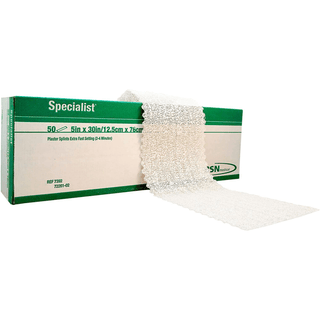 SPLINT, PLASTER CAST SPEC XFAST WHT 5"X30" (50/B | Quantity - 1x BX