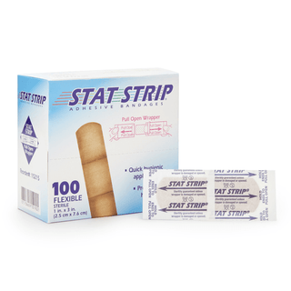 BANDAGE, ADHSV FLEX STAT STRIP1"X3" (100/BX) DERSCI | Quantity - 1x BX