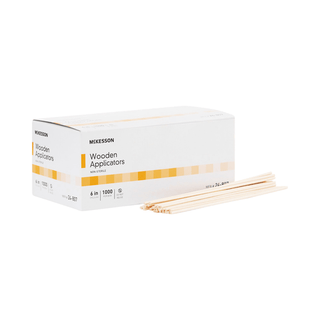 APPLICATOR, PLAIN WOOD 6" (1000/BX) | Quantity - 1x CS