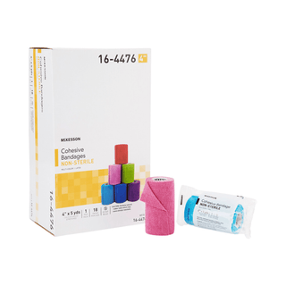BANDAGE, COHESIVE N/S LF TAN 4" (18/CS) | Quantity - 1x EA