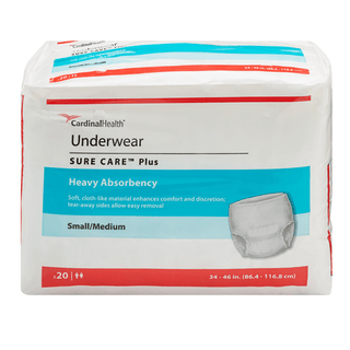 UNDERWEAR, PROTECTIVE SURECARESM/MED (20/BG 4BG/CS) | Quantity - 1x BG