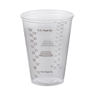 CUP, DRINK GRAD PET PLAS MED 10OZ (50/SL 20SL/CS) | Quantity - 1x SL