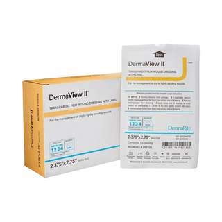 DRESSING, DERMAVIEW II 2.375X2.75" (100/BX) | Quantity - 1x BX